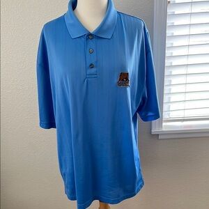 UCLA Blue Polo Shirt Iron on Logo Bear XL
